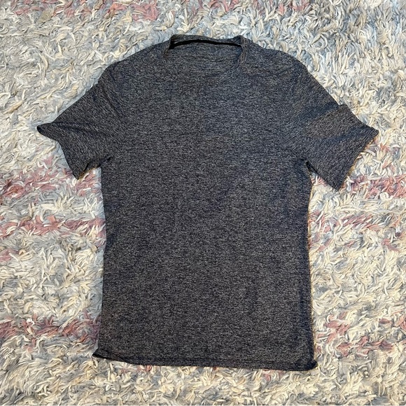 Lululemon men’s charcoal marled gray t-shirt S - Picture 1 of 3